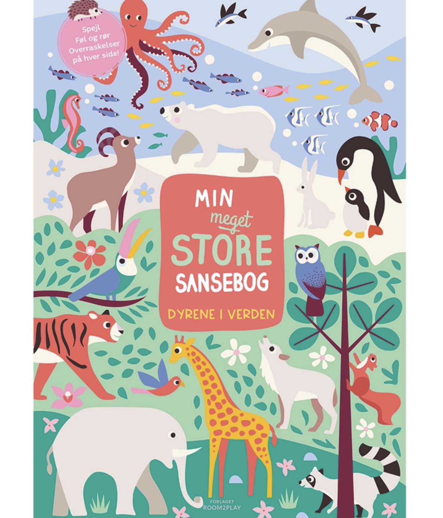 mon grand livre sensoriel les animaux du monde