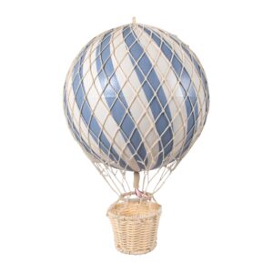 ballon aérostatique 20 cm bleu poudre