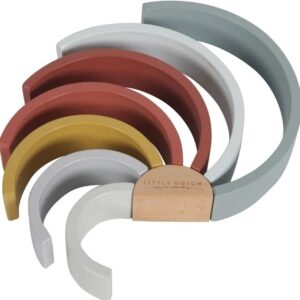 Arc-en-ciel en bois durable