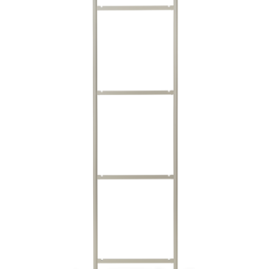 Échelle, 4 marches gris clair