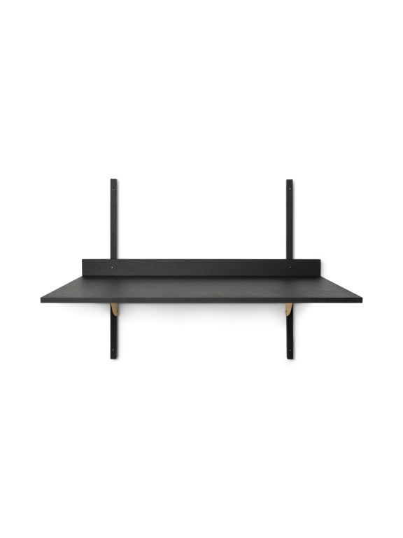 bureau sector frêne noir / laiton