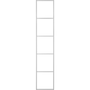 Échelle, 6 marches gris clair
