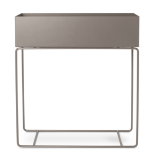 cache pot, gris chaud