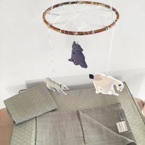 mobile de rêve ours polaire bleu